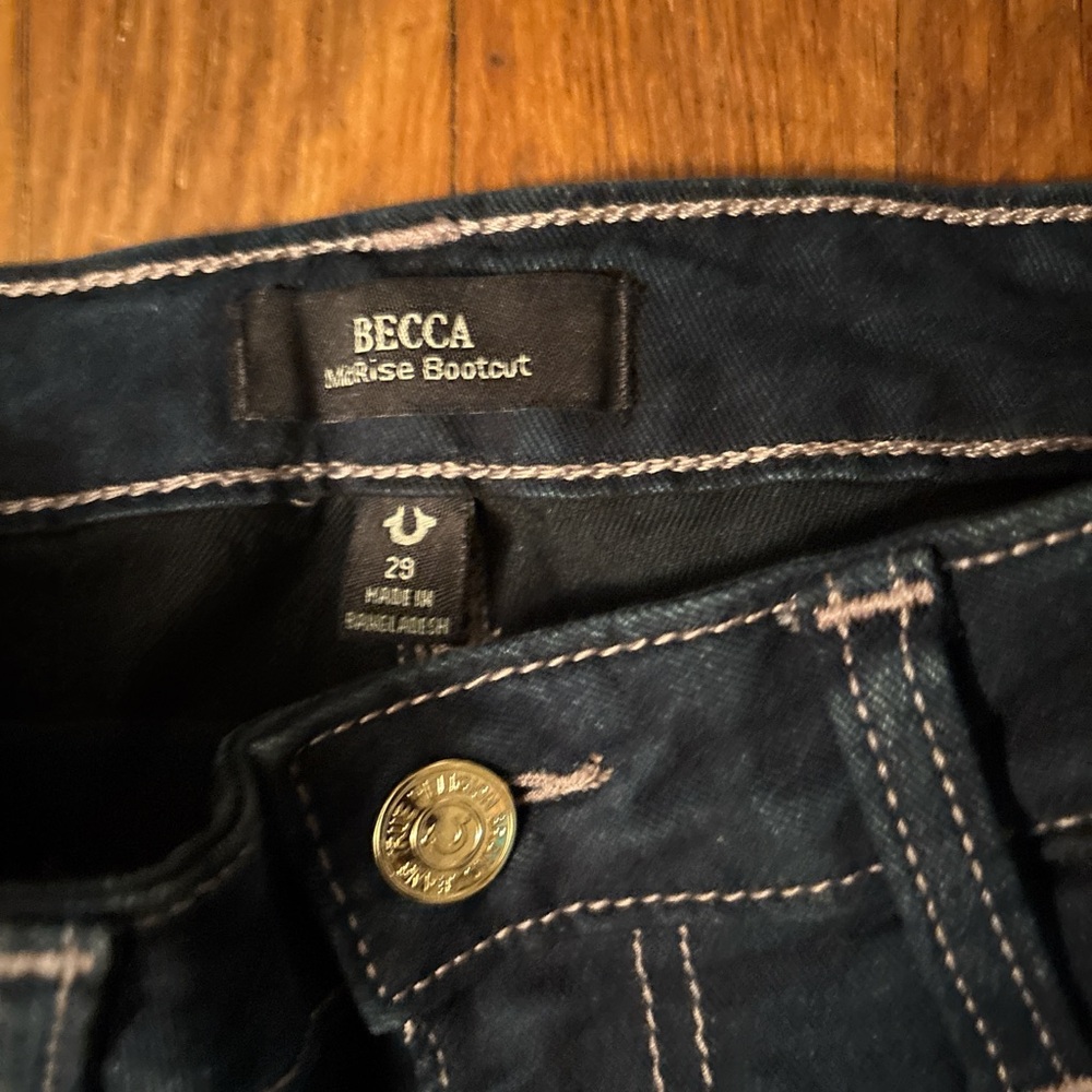 True Religion Women's Boot Cut Jeans - Dark Blue